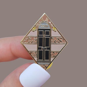 221B Baker Street, Sherlock, Dr Watson Fantasy Pin / Fan Art Lapel Pin