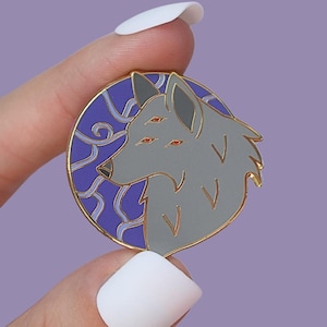 Dreadwolf Enamel Pin | Dragon Age, Fen&#39;Harel, Wolf, DA4 Fantasy Pin / Fan Art Lapel Pin