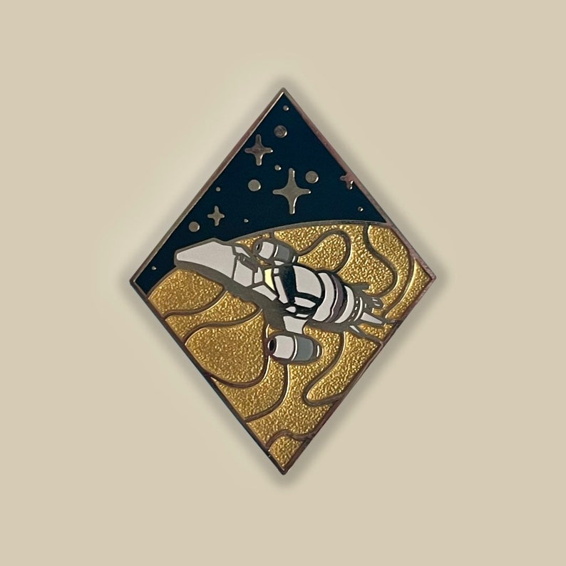 Serenity Enamel Pin Firefly Fantasy Pin / Fan Art Lapel Pin image 1