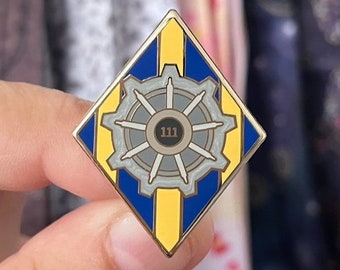 Vault 111, Fallout, Bethesda Fantasy Pin / Fan Art Lapel Pin
