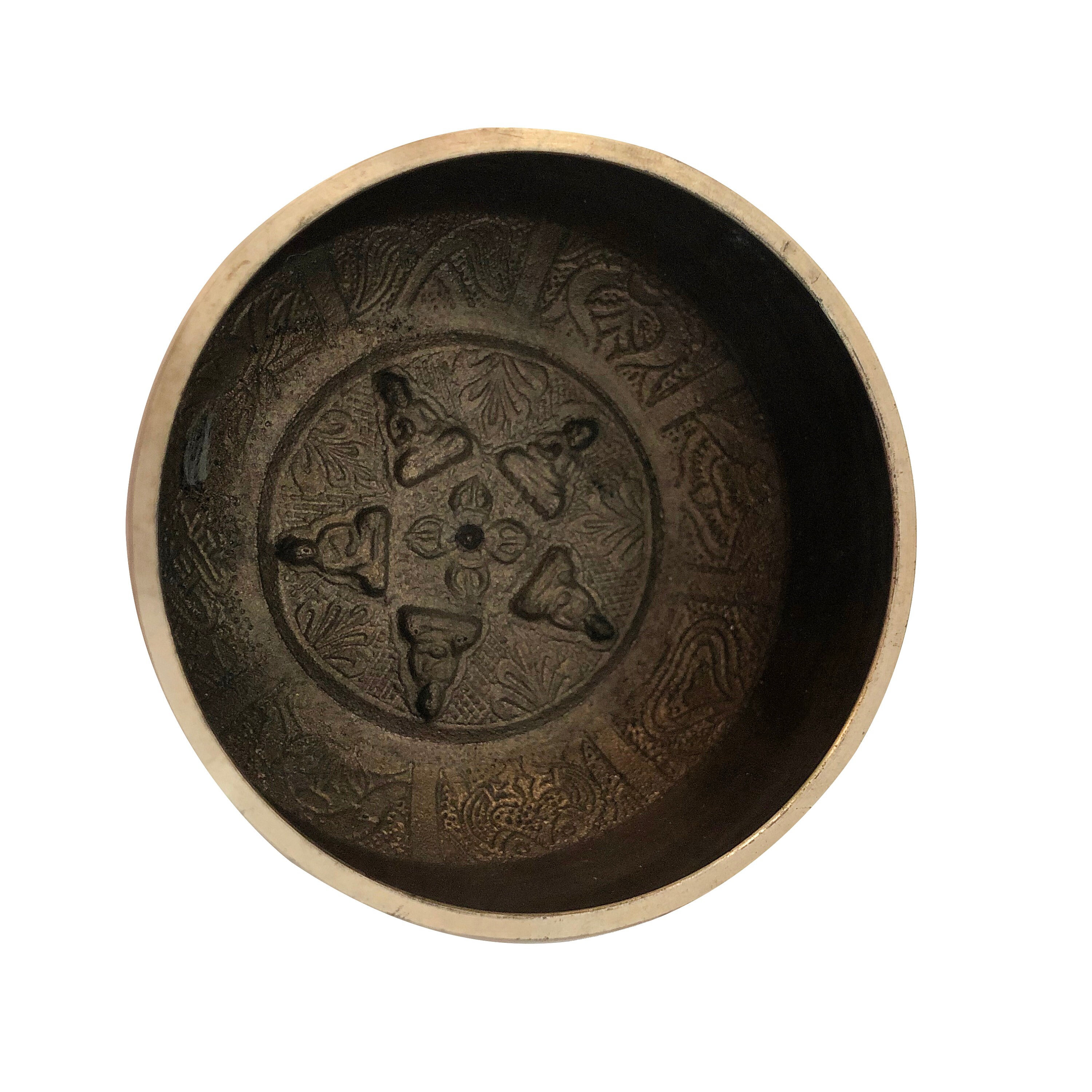 Bol Chantant Tibétain Mantra et Cinq Bouddha