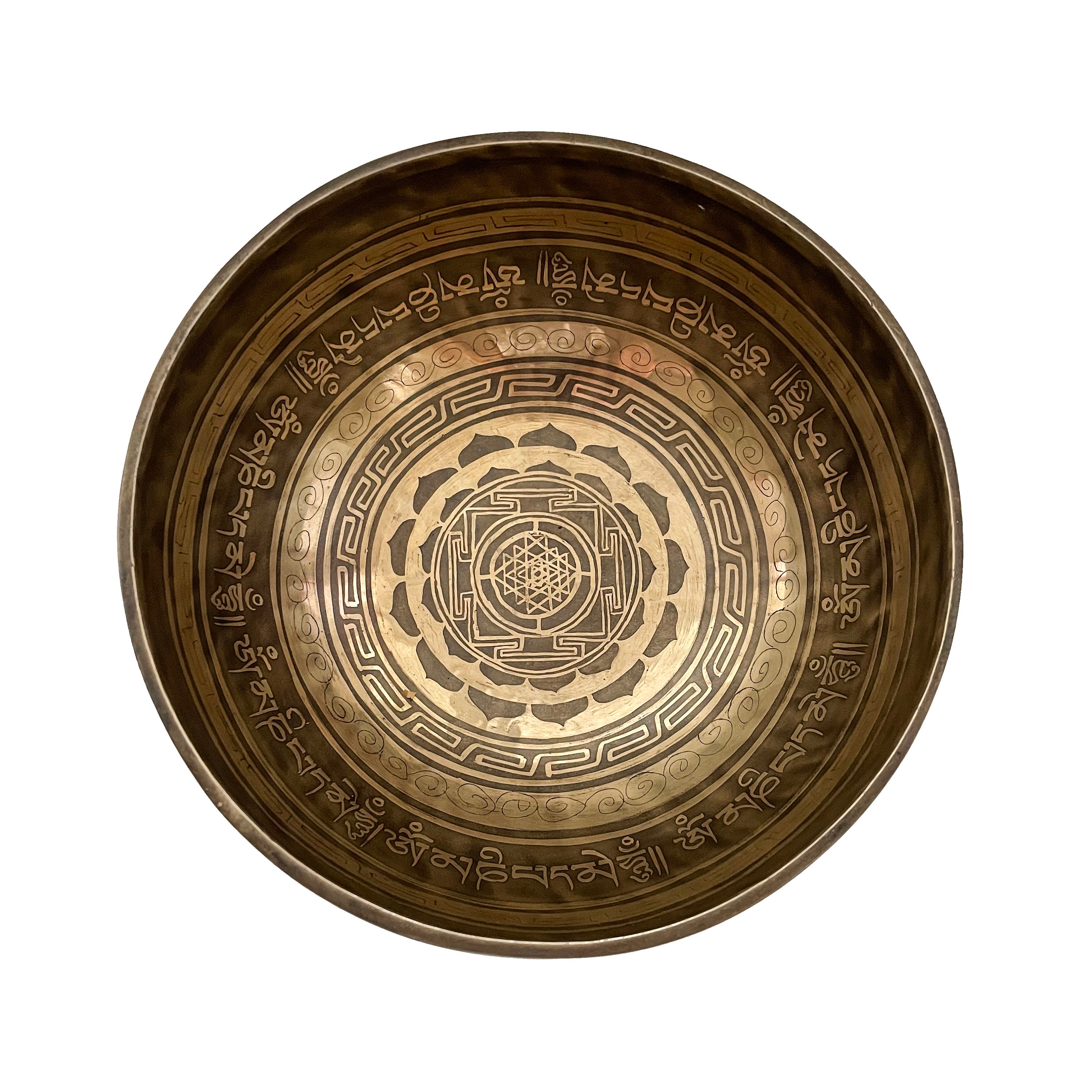 Bol Chantant Sri Yantra et Les Yeux de Bouddha