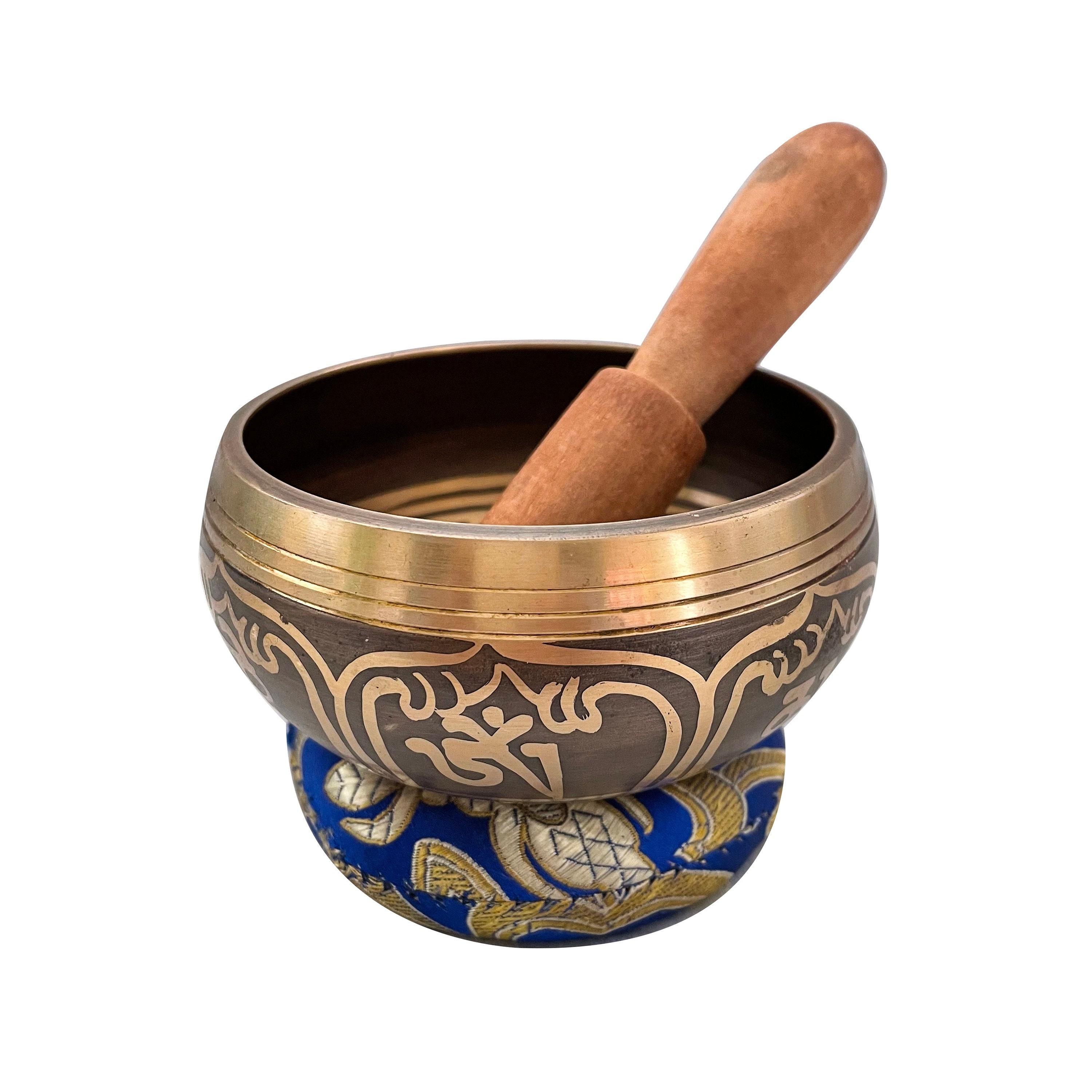 Bol Chantant Tibétain Mantra avec La Symbole Om