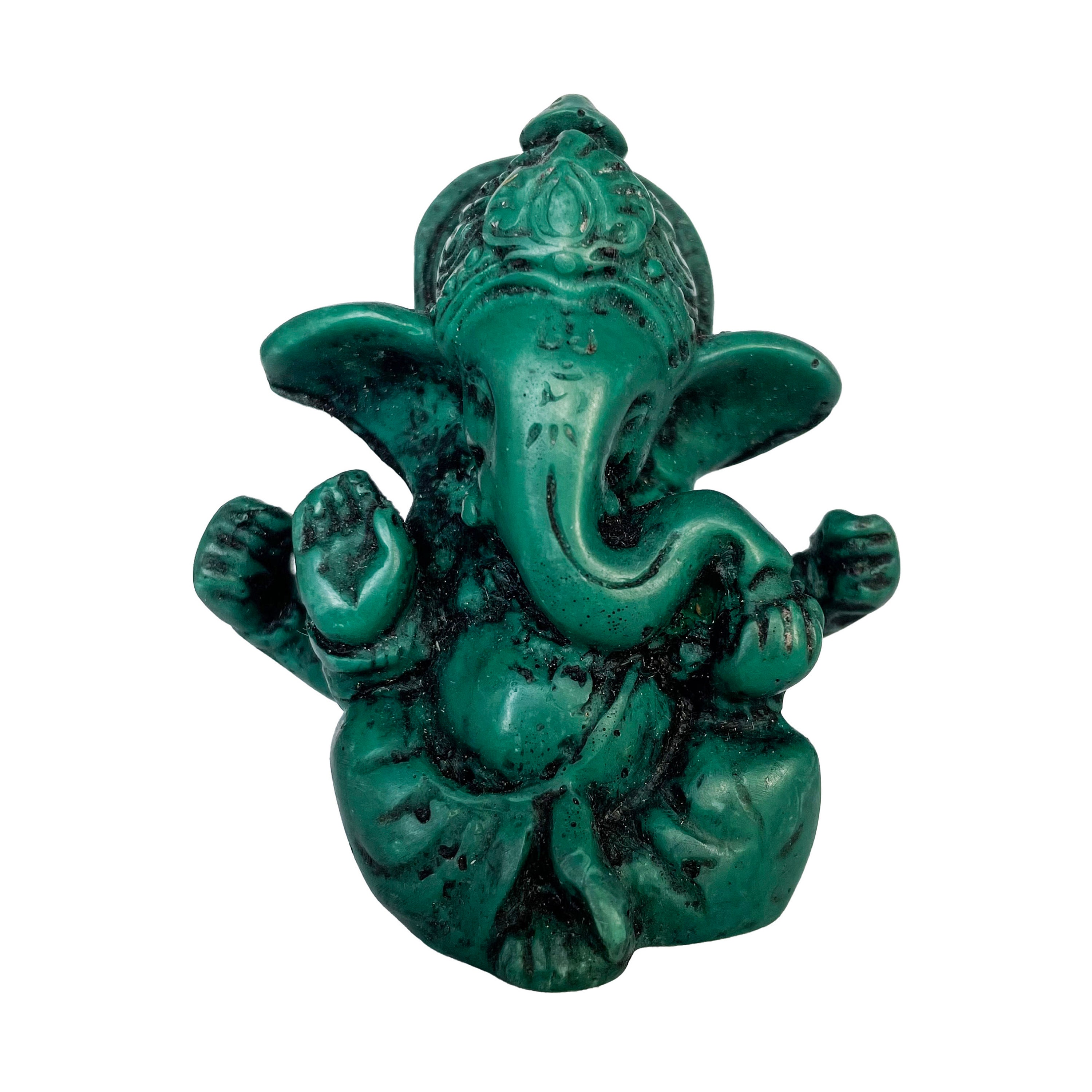 Ganesh Vert 7cm