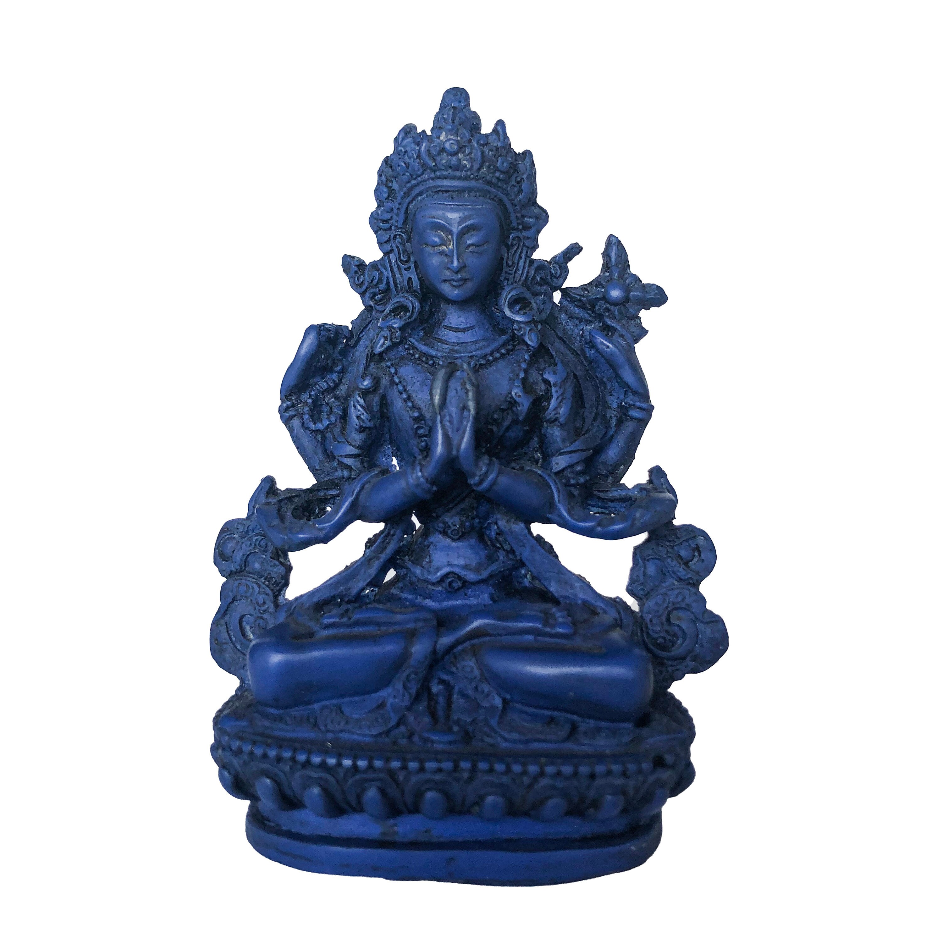 Avalokitésvara Bleu 12 cm