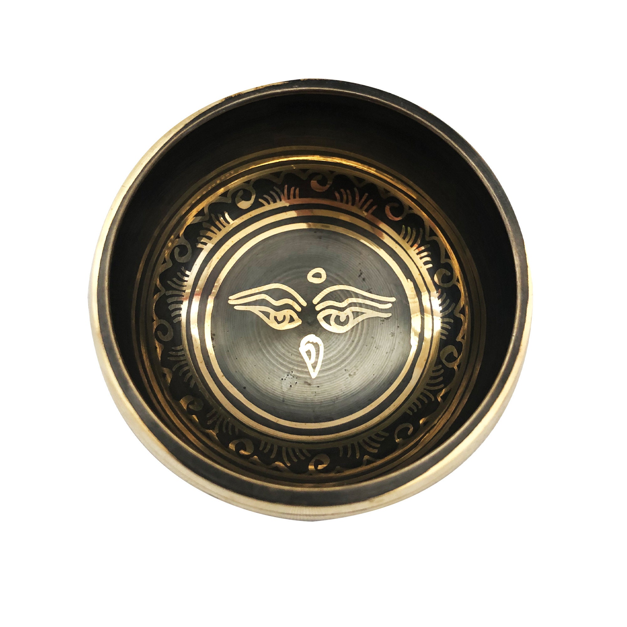 Bol Chantant Tibétain Les Yeux de Bouddha et Double Dorge