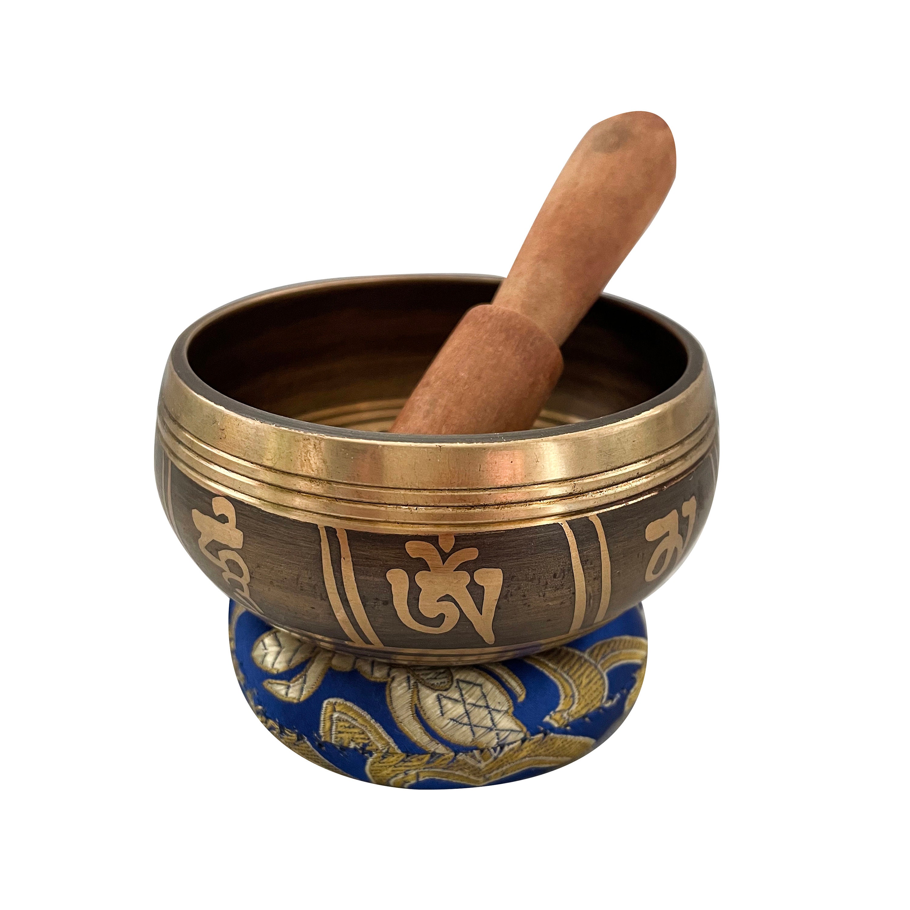 Bol Chantant Tibétain Mantra avec La Symbole Om