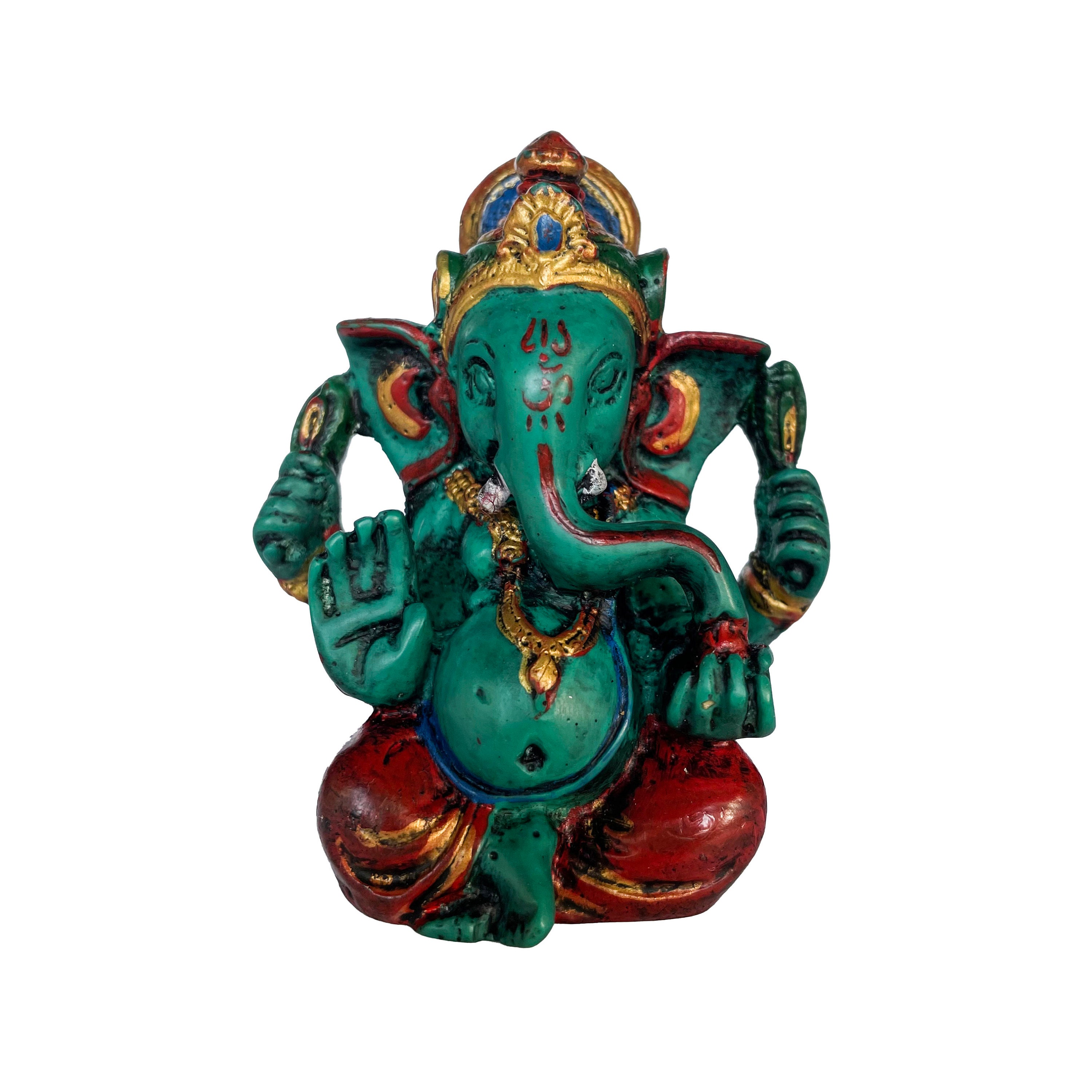 Ganesh Vert 7cm