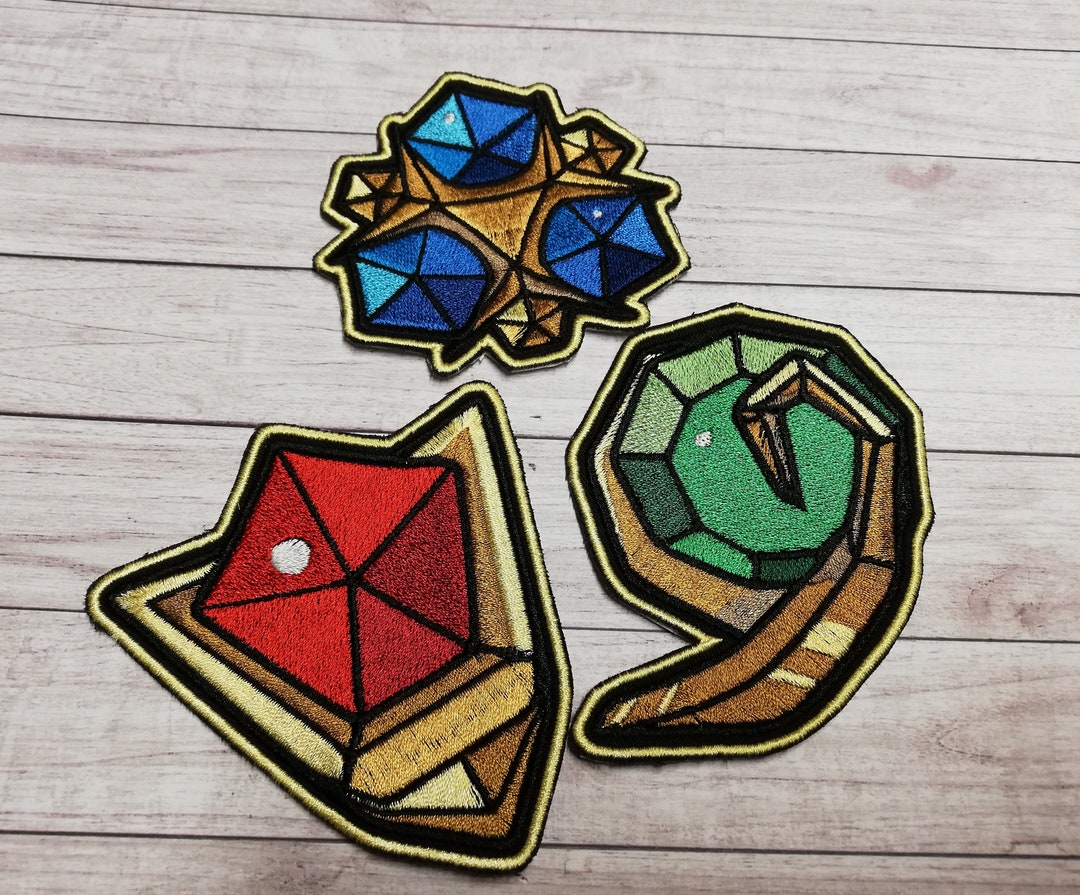 Spiritual Stones of Ocarina of Time Ironon Patch Etsy