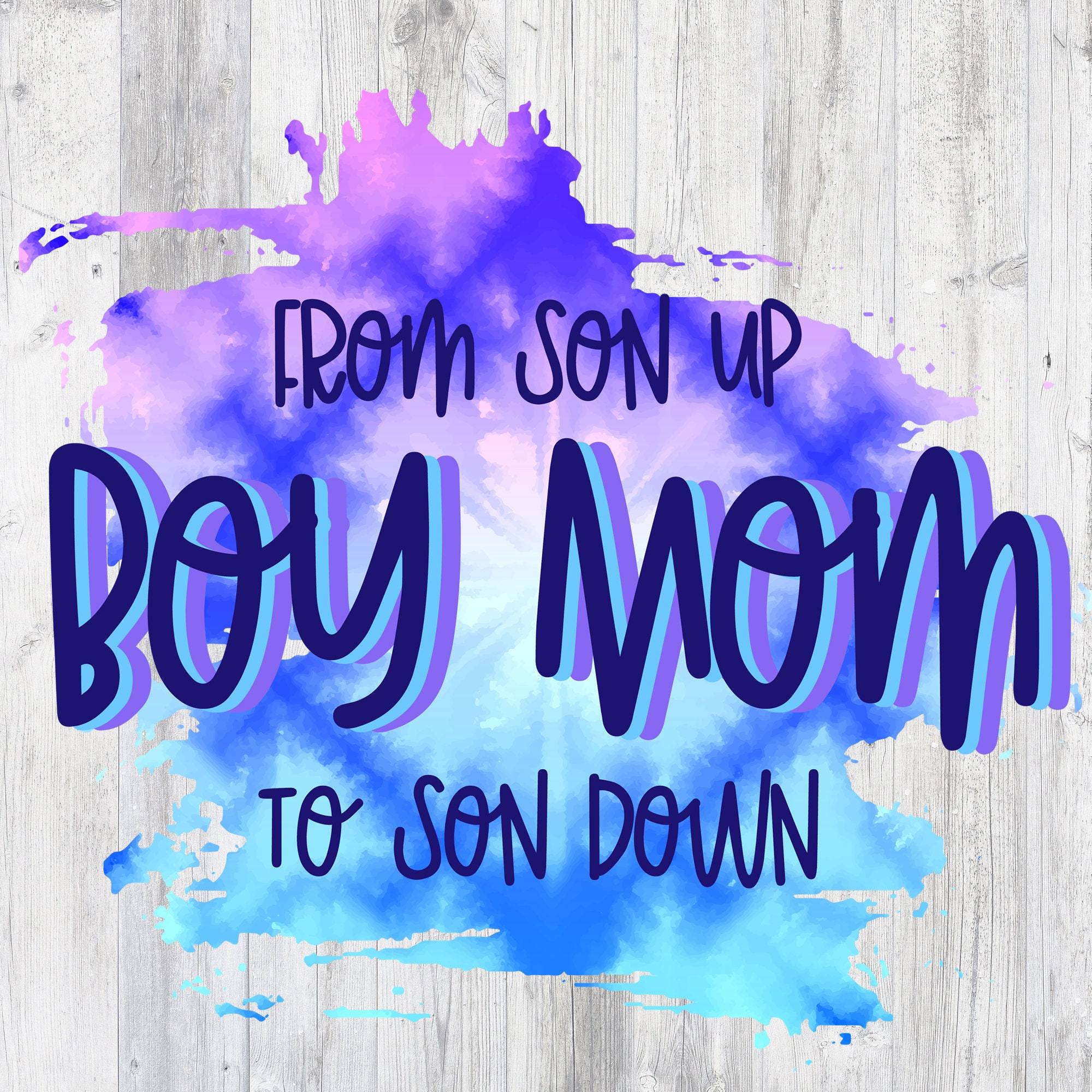 Boy Mom Tie Dye PNG Boy Mom Tshirt Sublimate Designs Etsy