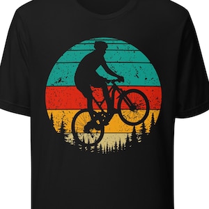Mountain bike shirt, gift for mountain biker, mtb shirt, mountain biking lover shirt, Mountain Biking Retro Shirt, mens mountain bike shirts