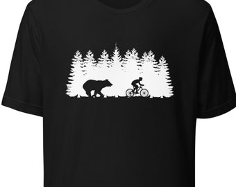 Mountain bike tshirt, funny bicycle shirts, bicycle t shirt, mountain biking shirt, gift for cycling, unisex shirt