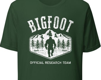 Bigfoot shirt, Sasquatch Shirt, Bigfoot Research Team shirt, bigfoot gifts, unisex shirt