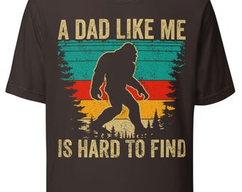 A dad like me bigfoot shirt, bigfoot dad shirt, fathers day gift bigfoot, big foot shirt men, sasquatch shirt ideas, Bigfoot lover gift