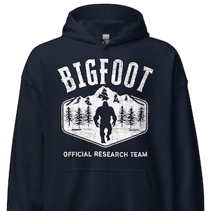 Bigfoot hoodie, Sasquatch hoodie, Bigfoot gift, Bigfoot Research Team Hoodie, Unisex hoodie
