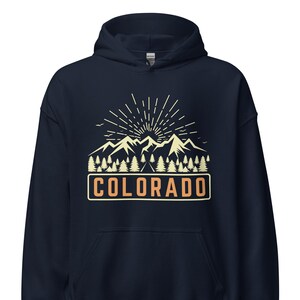 Colorado Hoodie, Colorado gift, Colorado graphic tee, Colorado mountains hoodie, unisex hoodie