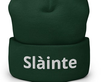 sombrero de día de San Patricio, Gorro con puños de Slainte, Día de San Patricio