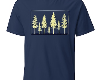 Kiefer Baum T-Shirt Komfort Farben Baum Liebhaber Unisex T-Shirt