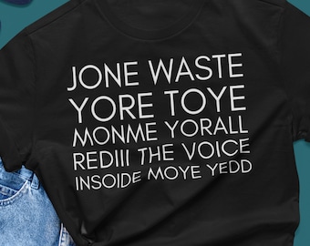 Jone desperdicio de esa camisa toye, jone desperdicio de antaño juguete mamá yorall rediii, camisa de tendencia