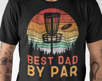Disc golf shirt, disc golf geschenken, Beste Papa By Par disc golf shirt, disc golf vader, frisbee golf shirt,