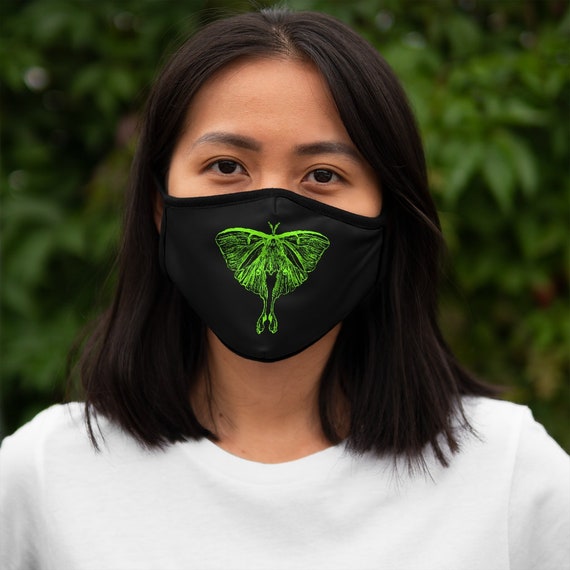 Luna Moth Face Mask Etsy Luna Moth Face Mask Etsy