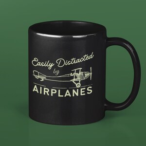 Airplane mug, pilot mug, airplane gift, plane lover gift, pilot birthday gift, pilot mug, aviator gift, aviation mug, 11oz and 15oz mug
