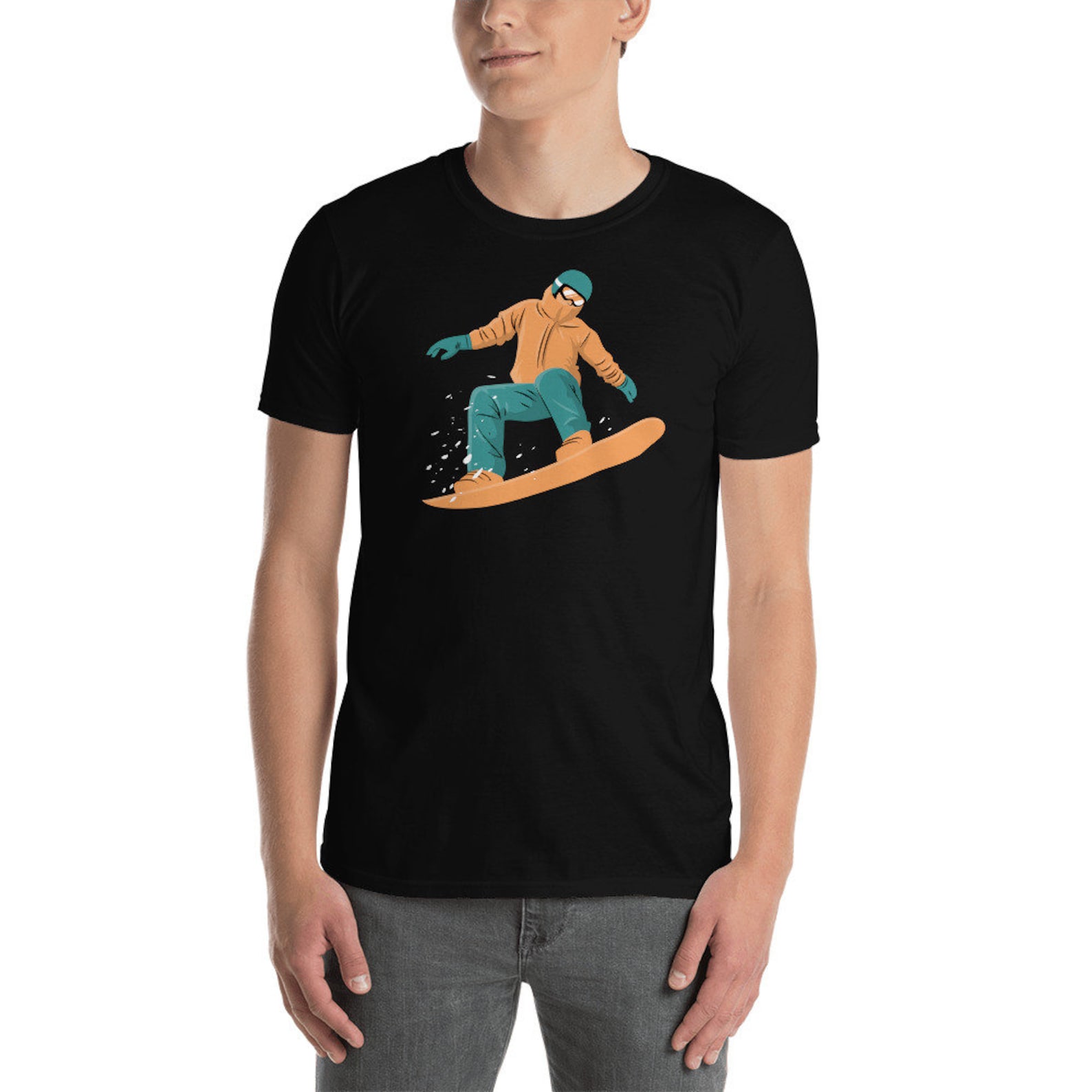 Snowboarding TShirt mens snowboarding shirts snowboarding Etsy