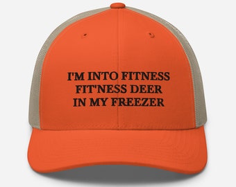 Cappello da caccia al cervo, Im in fitness fitness cervo nel mio cappello congelatore, Trucker Cap, Regali di caccia al cervo, caccia al dollaro, stagione di caccia