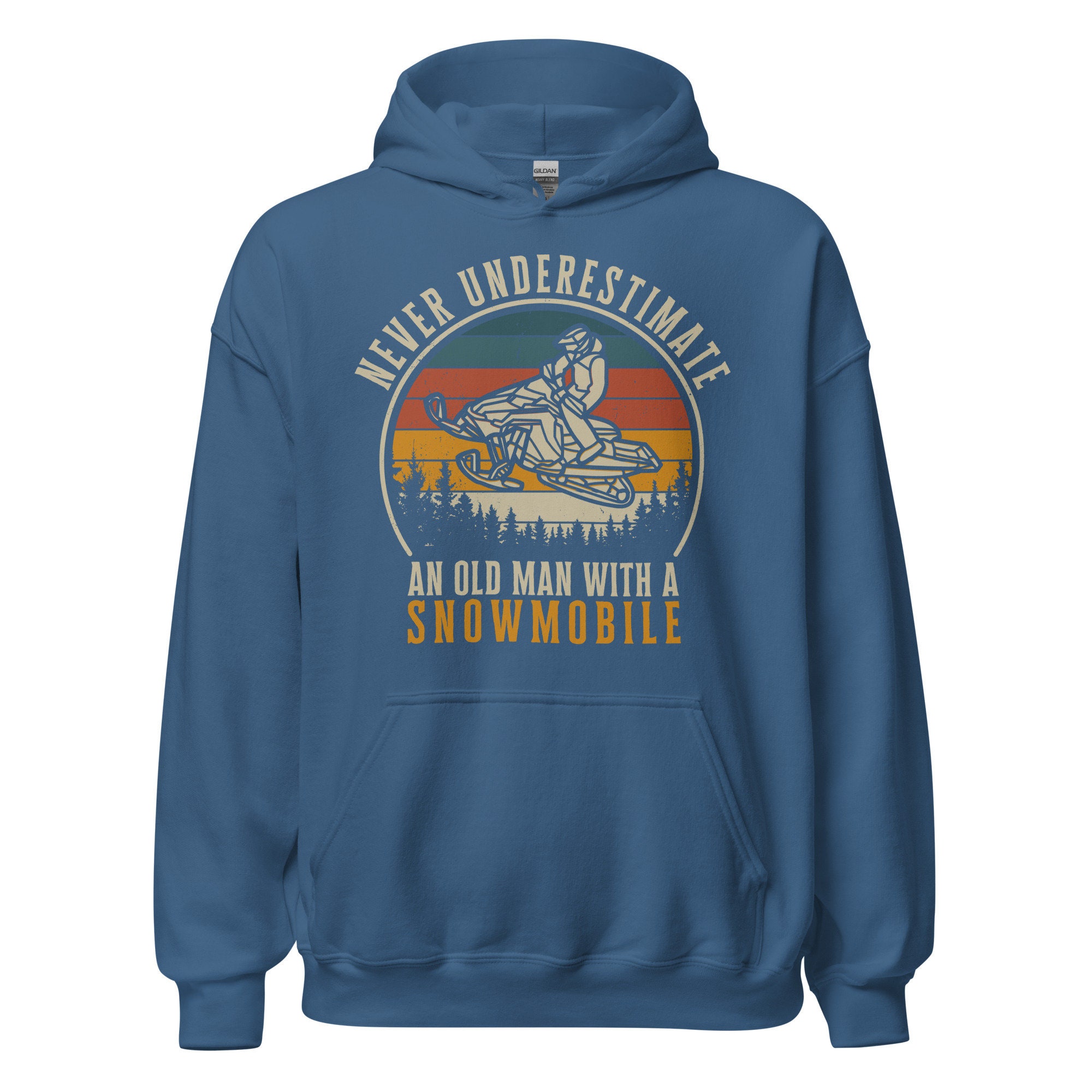 Vintage Snow Jet Snowmobile Gildan Heavy Blend Adult Hoodie Vintage Snow Jet Snowmobile Gildan Heavy Blend Adult Hoodie