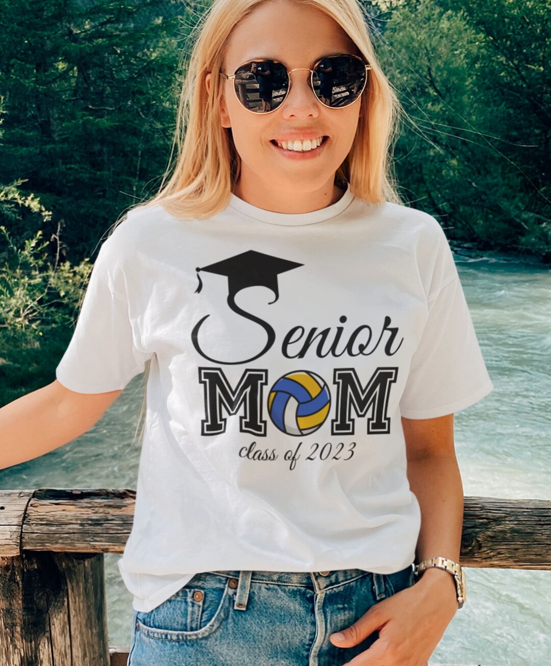 Senior Mom 2023 Volleyball Shirt Volleyball Mom Shirt Class of Etsy