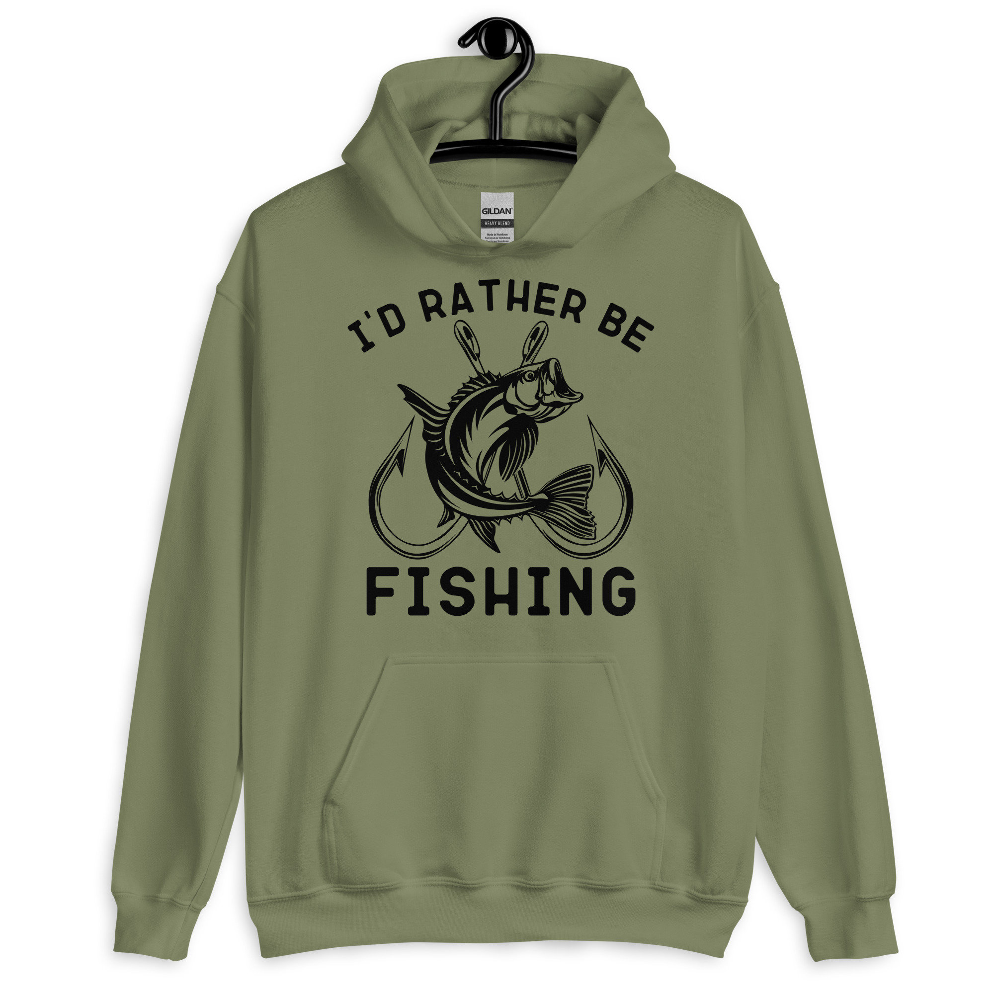 I'd Rather Be Fishing Sweatshirt - For Men's or Women's 