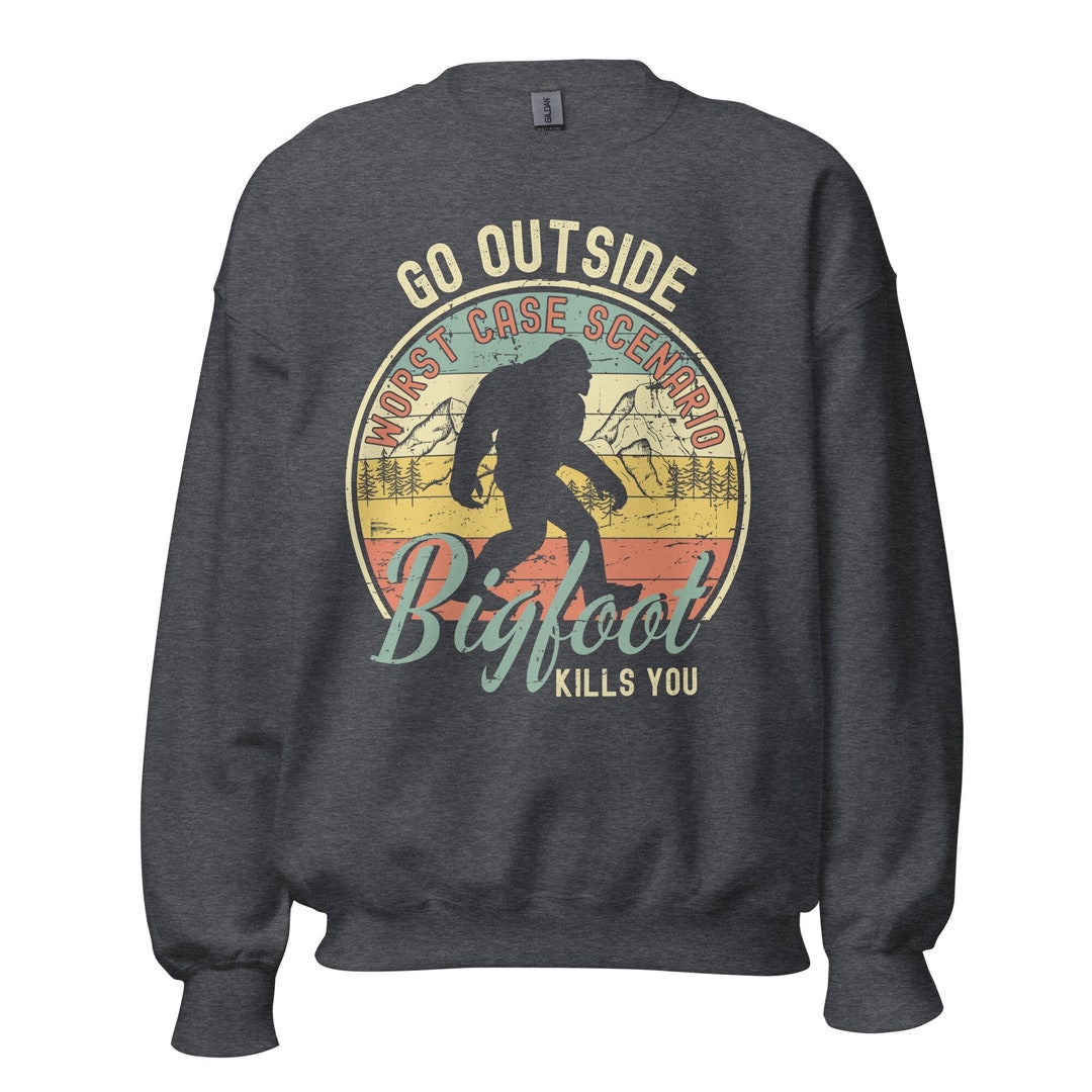 Bigfoot Sweatshirt Sasquatch Sweatshirt Bigfoot Lover Gift - Etsy