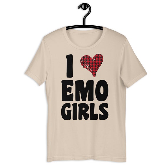 I LOVE HEART EMO GIRLS' Women's Sport T-Shirt