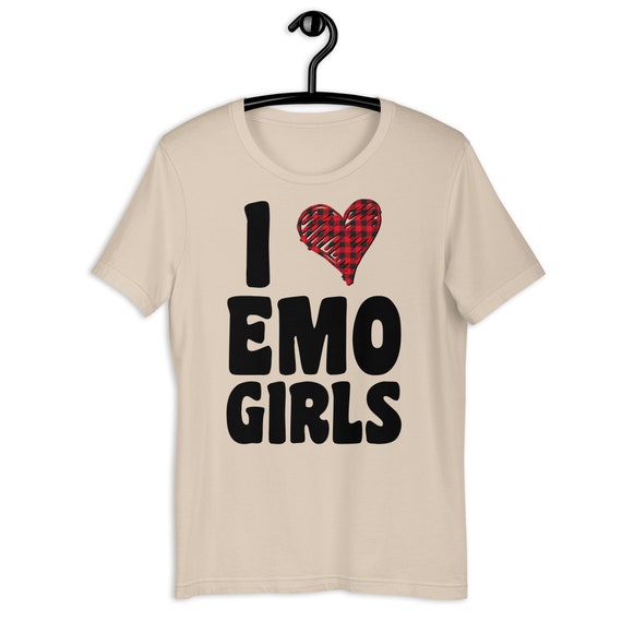 I Heart Emo Girls Tee I Love Emo Girls T-shirt I Heart 