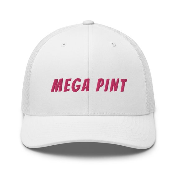 Mega Pint Hat, Trucker Cap, Happy Hour Anytime, Funny Saying Hat