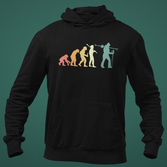 Funny Skiing Evolution T-Shirt Gift For Skiers Funny Skiing Evolution T-Shirt Gift For Skiers