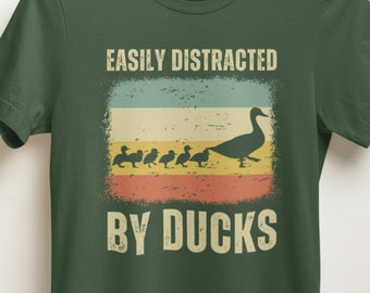 Leicht Abgelenkt Von Enten T-Shirt: Tier Freund Geschenk