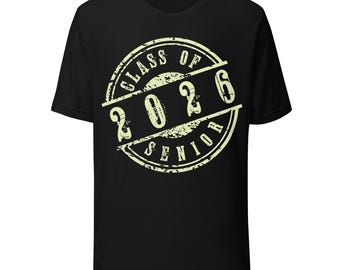 Class of 2026 Senior T-Shirt: Retro Back to School unisex Shirt
