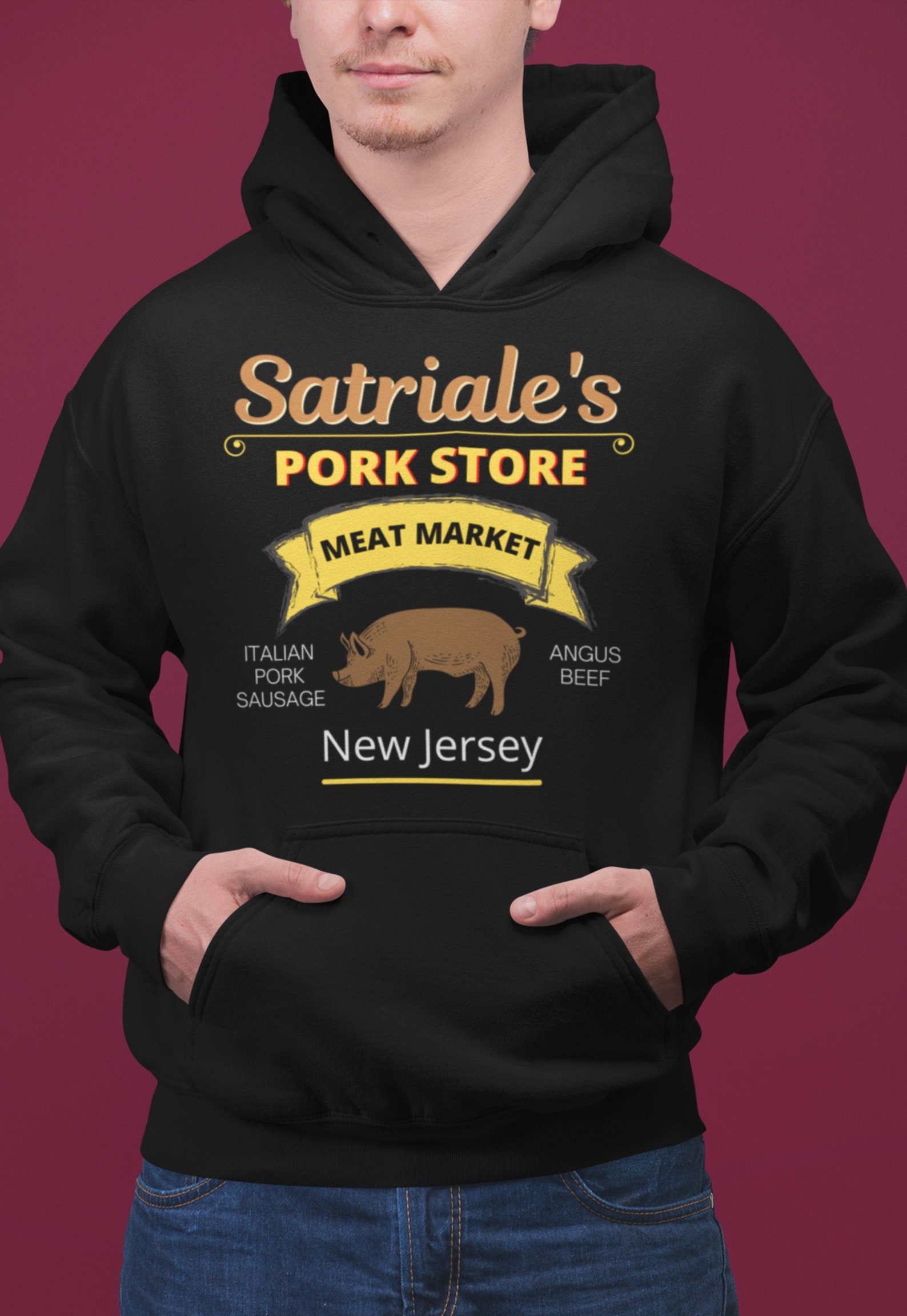 Satriale's Pork Store Hoodie mafia hoodie Italian Deli Etsy