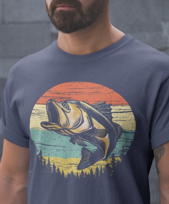 Bass Fishing Shirt, Fishing Shirts for Men, Gift for Fisherman, Fishing  Gift Ideas, Fishing Retro Vintage Shirt -  Norway