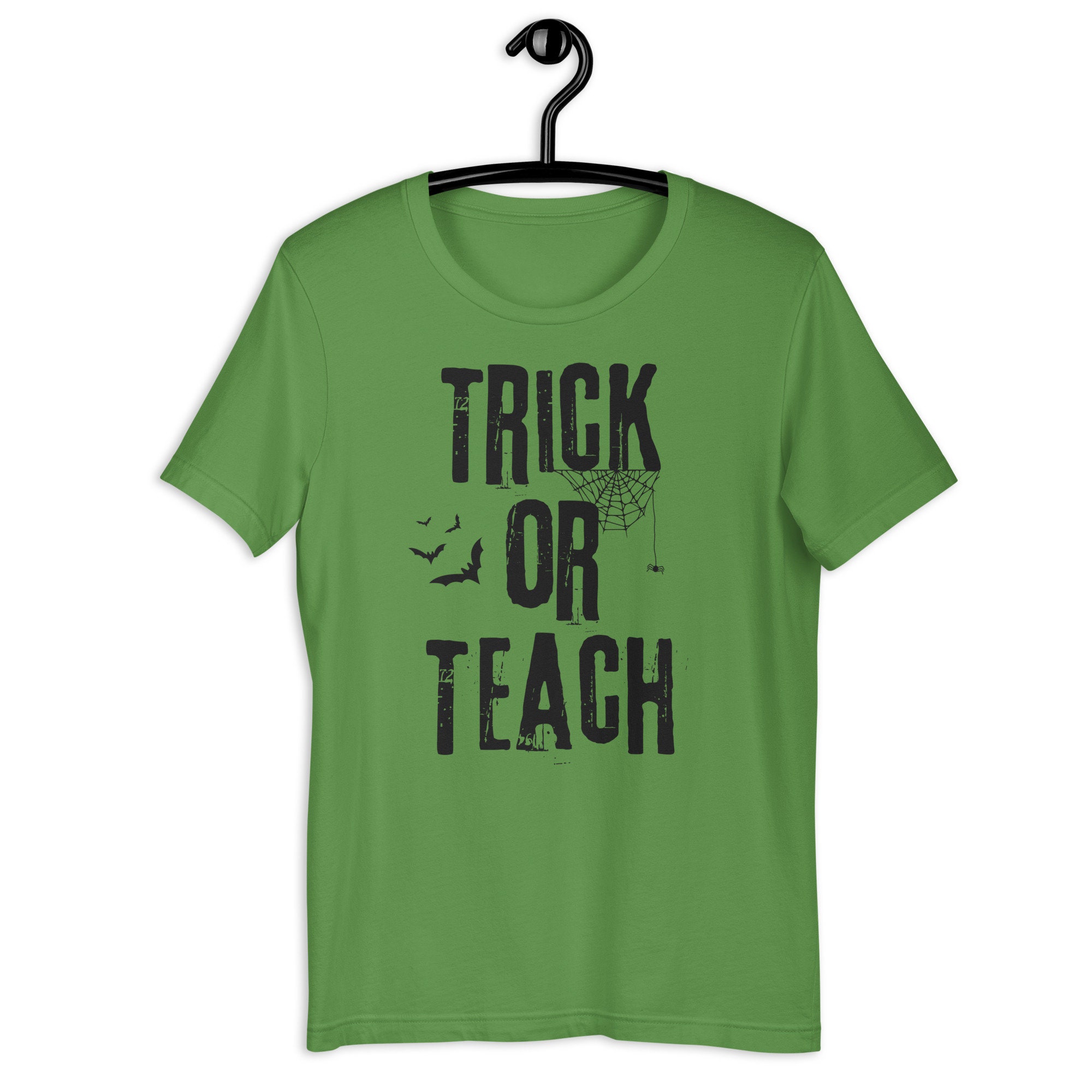 Discover Trick or teach shirt, Halloween teacher shirt, funny Halloween shirt for teacher, unisex shirt, Halloween orange shirt