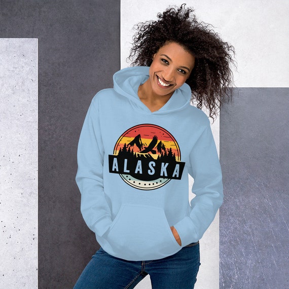 Alaska Hoodie, Alaska Gifts, Nature Hoodie, Alaska Clothing