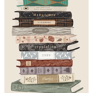 The Era's Booklist A4/A3 Giclee Print 2.0