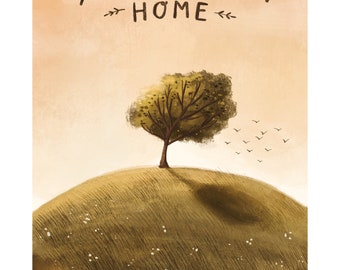 You’re Nearly Home A4/A3 Giclee Print