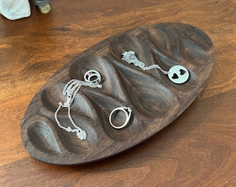 Hardwood Jewelry Tray, Trinket Tray