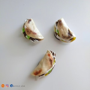 Honduras Magnet, traditionelles honduranisches Essen, Baleada-Kühlschrankmagnete, honduranische Kultur, Geschenk für honduranische Person, honduranisches Dekor, Honduras