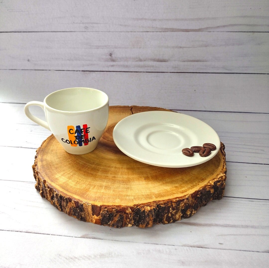 Tazza da caffè colombiana, tazza con bandiera, souvenir per feste di compleanno, decorazioni per la casa colombiane, mese del patrimonio, regali di ringraziamento, regali per gli ospiti - Italia