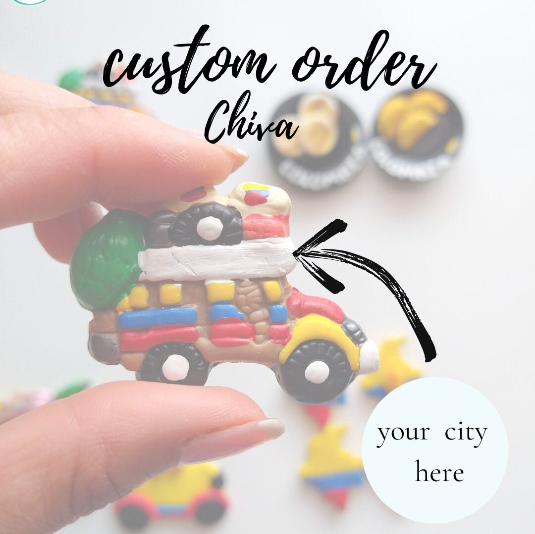 Colombian Keychain, Chiva, Empanada,arepa Craft Gift, Colombia ...