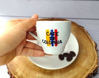 Colombian Dad Definition Coffee Mug - 11oz Funny Father's Day Gift With Colombian Flag