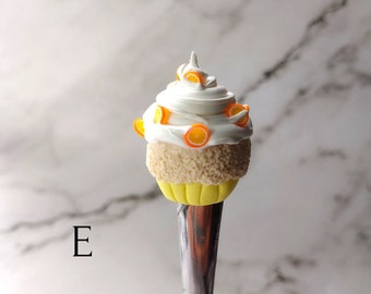 Set 2 Cucchiai Dorati A Forma Di Pala | Posate Da Dessert Caffè Gelato In Acciaio Inox | Regalo Inaugurazione Casa - 5